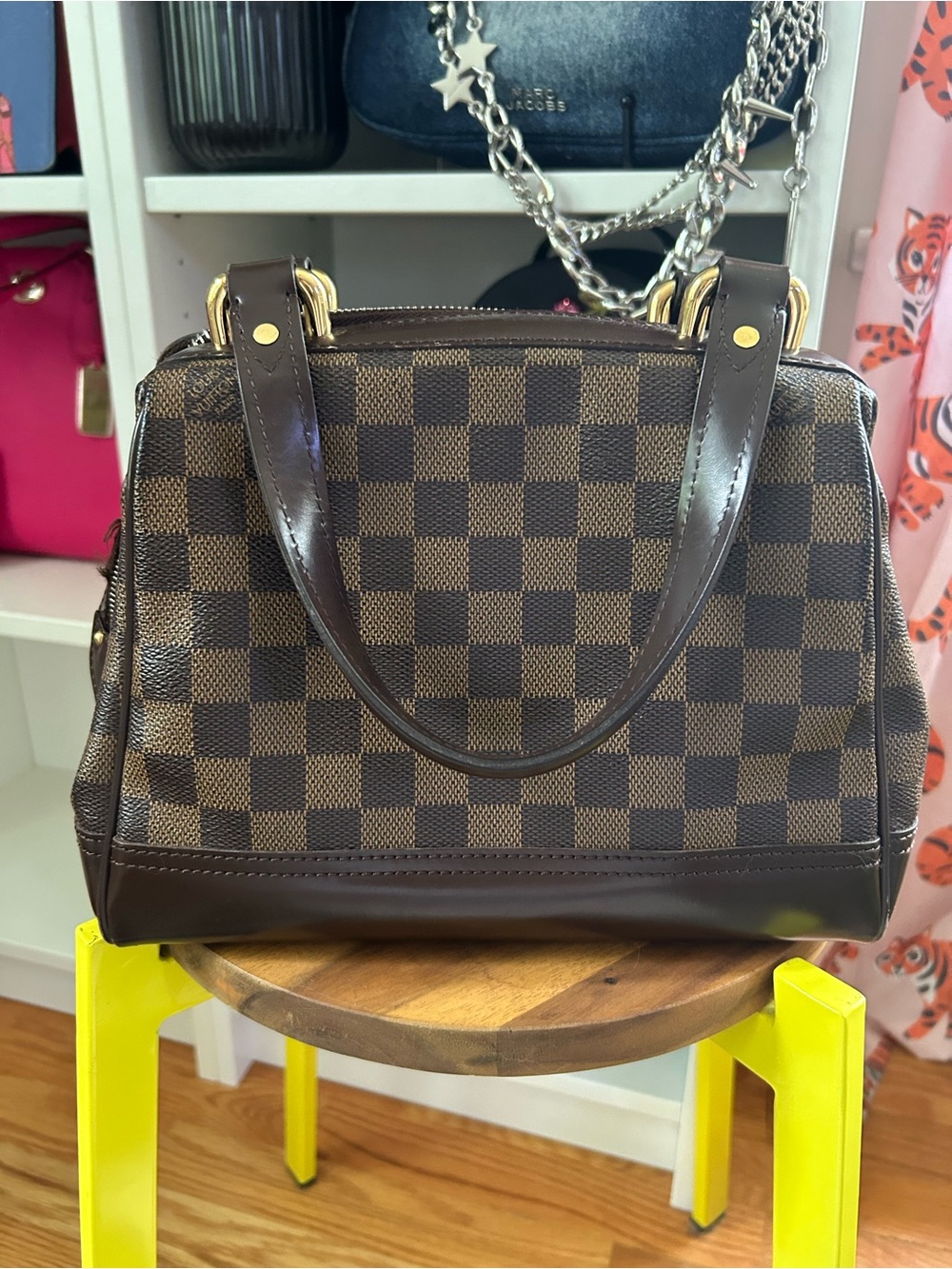 Louis Vuitton Damier Knightsbridge Bag - Needs Repair - Picture 2 of 12